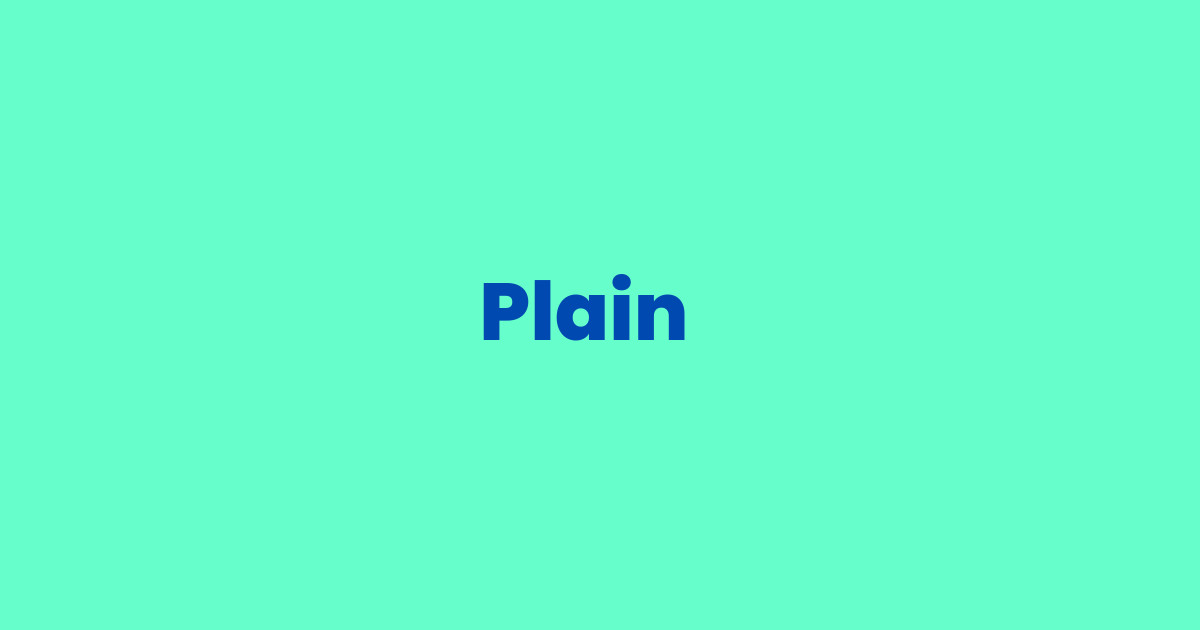 Plain Pattern